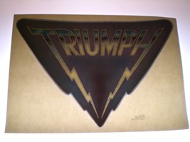 Triumph Logo 1970s Vintage Original Professional Iron On Transfer RARE! - $15.00