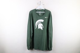 Nike Mens XL Athletic Cut Faded Michigan State University Long Sleeve T-Shirt - $34.60