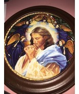 Jesus Praying Plate Photo Frame King Of Kings By Jennifer Welty No. 12088A - $123.17 CAD