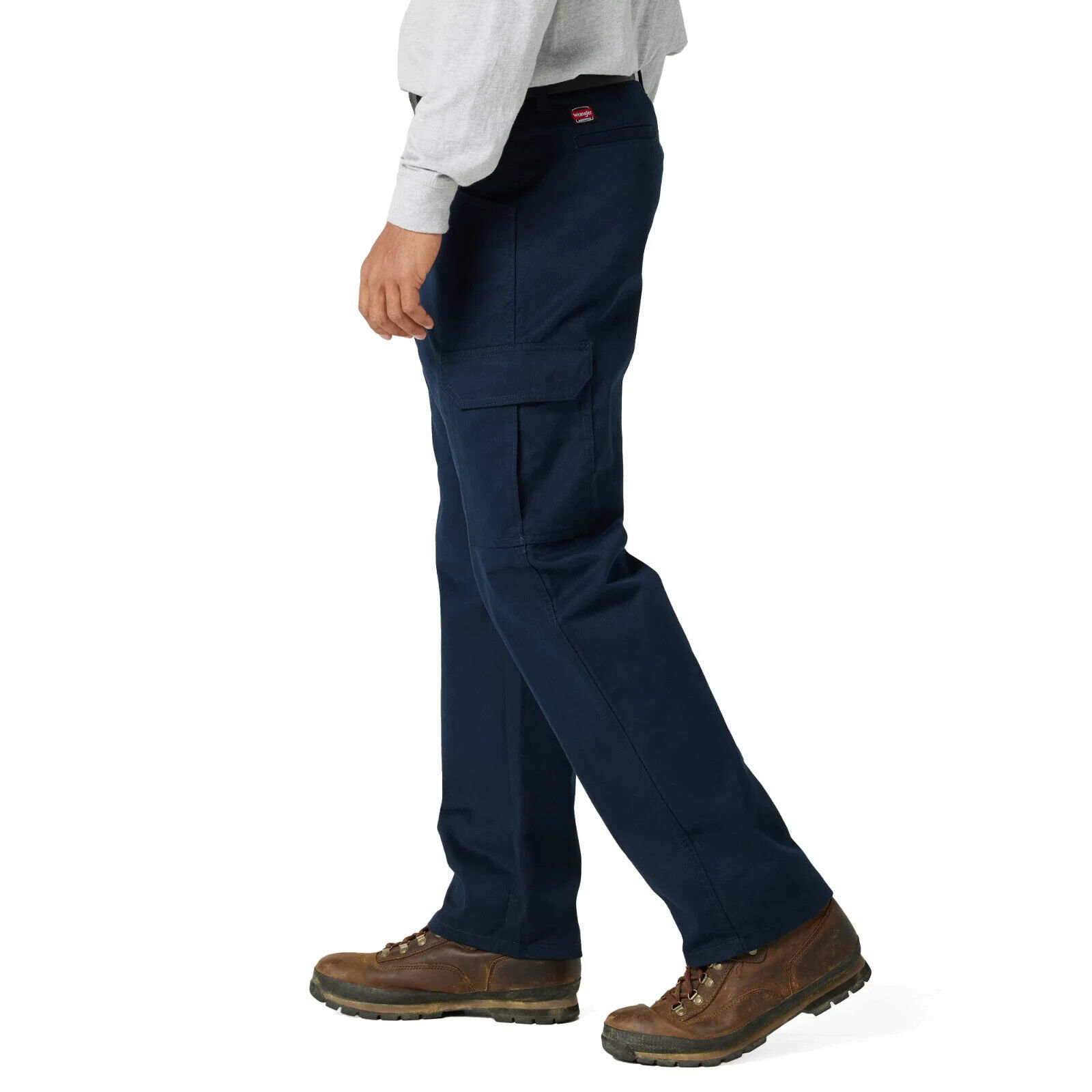 Men's Wrangler Workwear Relaxed Fit Cargo Pant, Blue Size 44 x 32 Item image 3