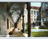 Public Library Courtyard Boston Massachusetts MA 1909 DB Postcard F19 - $3.91