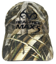 REALTREE MAX 5 Logo Camouflage Hook and Look Hunting Hunters Truckers Hat Cap - £14.86 GBP