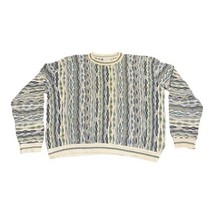 Coogi Knit Sweater Large Beige Vintage Pastel Retro Australia Made Biggi... - $373.99