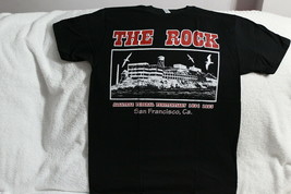 Alcatraz Federal Penitentiary Rock San Francisco California Black T-SHIRT Shirt - £8.94 GBP