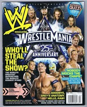 ORIGINAL Vintage April 2009 WWE Magazine Wrestle Mania 25th Anniversary - £14.79 GBP