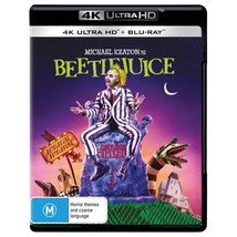 Beetlejuice 4 K Ultra HD | Michael Keaton | Tim Burton&#39;s | Region Free - $21.43