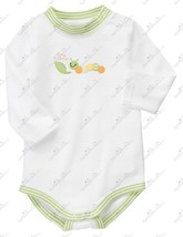 Gymboree Leaf Licious Chomp Chomp Caterpillar Baby Boy Long Sleeve Bodysuit 3-6 - £12.47 GBP