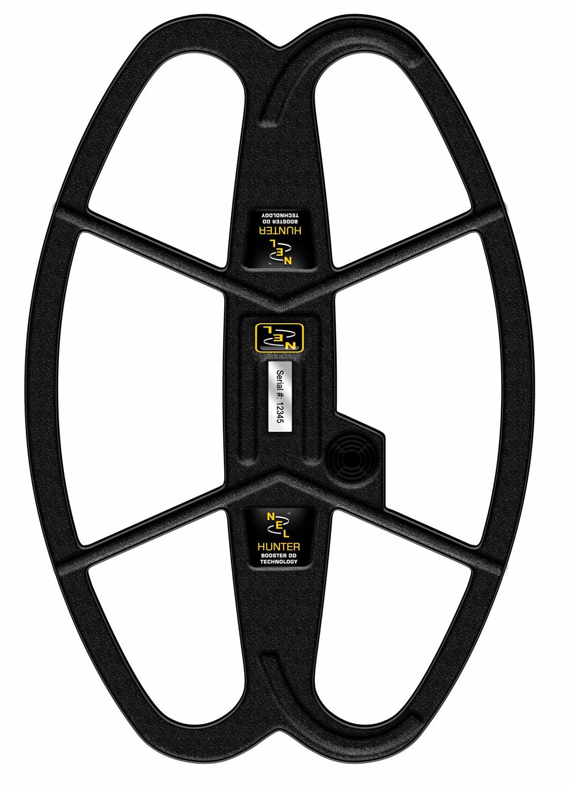 NEL Hunter 12.5 x 8.5 DD Search Coil for Minelab Sovereign and Excalibur Metal D