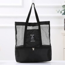 High Capacity Women  Transparent Bag Double-layer Heat Preservation Large Picnic - £48.84 GBP