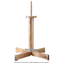 Tameshigiri Sword Test Cutting Stand Oak for Japanese Samurai Katana Wak... - $1,861.90 MXN