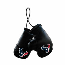 Houston Texans NFL Mini Boxing Gloves Rearview Mirror Auto Car Truck - £7.56 GBP