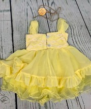 Newborn Baby Girls Photography Props Floral Headband Tutu Dress Skirts Romper - £22.25 GBP