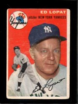 1954 Topps #5 Ed Lopat Good+ Yankees *X7174 - £3.46 GBP