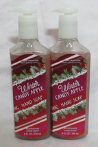 Bath &amp; Body Works Nourishing Hand Soap Lot Set Of 2 Winter Candy Apple - £16.23 GBP