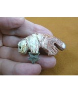 Y-OTT-11 little red Sea Otter + star Starfish carving stone SOAPSTONE fi... - $162.59 MXN