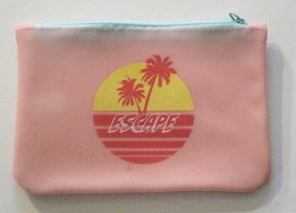 Ipsy Makeup Translucent Pink Cosmetic Bag &quot;Take a Break&quot; Theme July 2020 - £1.36 GBP