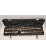 Bundy Selmer FLUTE WITH Black Yamaha HARD CASE Black Velvet Lining Seria... - $154.99
