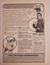 1973 Print Ad Sensitronix Electric Dog Trainers Made in Houston,Texas - $11.68