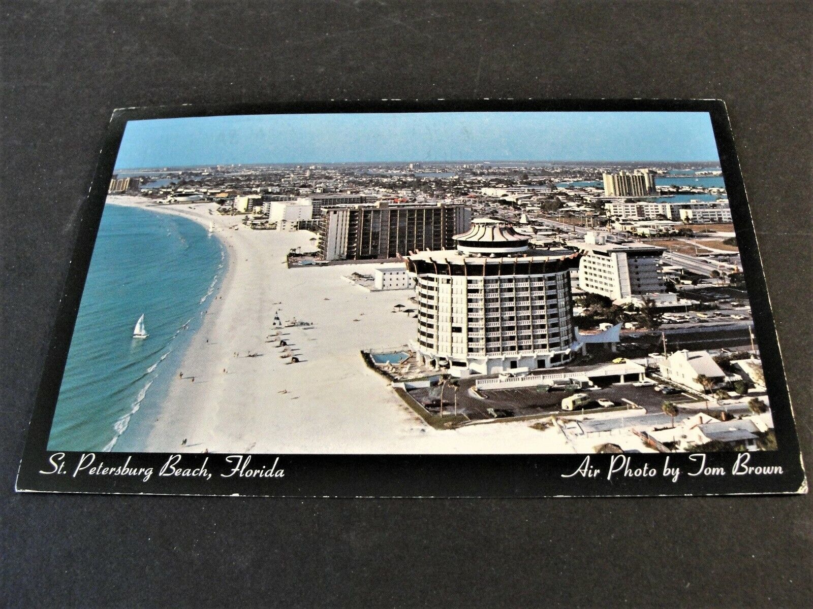 Primary image for St. Petersburg Beach, Florida - Air Photo 1985 Postmarked Postcard.