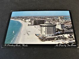St. Petersburg Beach, Florida - Air Photo 1985 Postmarked Postcard. - £5.35 GBP