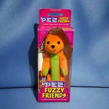 Fuzzy Friends &quot;T.J. Bear&quot; Cuddly Dispenser by PEZ (B). - $9.00