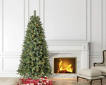 HOLIDAY TIME Brookfield Fir Artificial Clear Light Christmas Tree Rotati... - £126.72 GBP
