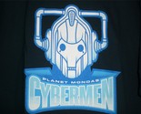 TeeFury Doctor Who XLARGE &quot;Go Cybermen!&quot; Doctor Who Tribute Shirt BLACK - £12.17 GBP