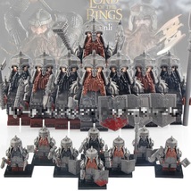 Iron Hills Dwarf Warriors The Hobbit Battle of the Five Armies 8pcs Minifigures - £14.02 GBP