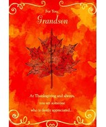 For You Grandson - Thanksgiving Greeting Card - 08191 - $54.54 MXN