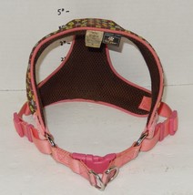 Top Paw Dog Harness Pink Brown Floral Size Medium - $9.85