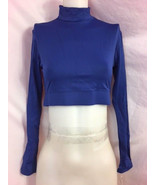 Body Wrappers BW Prowear Cheer Pullover Turtleneck Crop, DRY Blue, Small... - £7.60 GBP