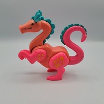 1974 Vintage Fisher Price Little People Castle PINK DRAGON 992 with BOTH... - $42.08