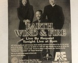 Earth Wind And Fire Print Ad Vintage TPA4 - $5.93