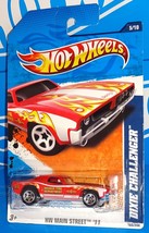 Hot Wheels 2011 HW Main Street #165 Dixie Challenger Red w/ 5SPs - $5.00