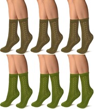 Jefferies Socks Womens Soft Cashmere Solid Color Pattern Crew Socks 3 Pack - £8.78 GBP