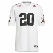 Adidas #20 Strategy Football premier Jersey S/small nebraska corn husker... - $56.99