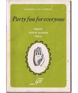 Vintage Salada Foods What Your Hands Tell Party Fun For Everyone 32 Pages - £11.78 GBP