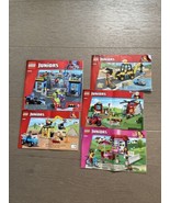 LOT OF 5 LEGO Juniors Instruction Manuals 10685 10666 10667 10660 10672 - £7.86 GBP