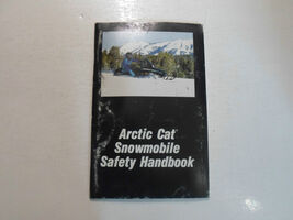 1993 Arctic Cat Snowmobile Safety Handbook Manual FACTORY OEM WORN DEAL - $7.99