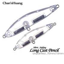 20PCS 12.2g/22g Sinking Long Cast Pencil Unpainted Bait Blank Fishing Lu... - $18.70+