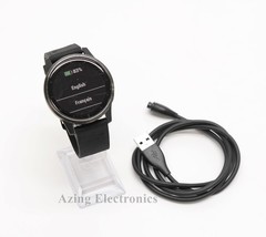Garmin Vivoactive 4 GPS Fitness Watch Black w/ Slate Hardware 010-02174-11 - £55.05 GBP
