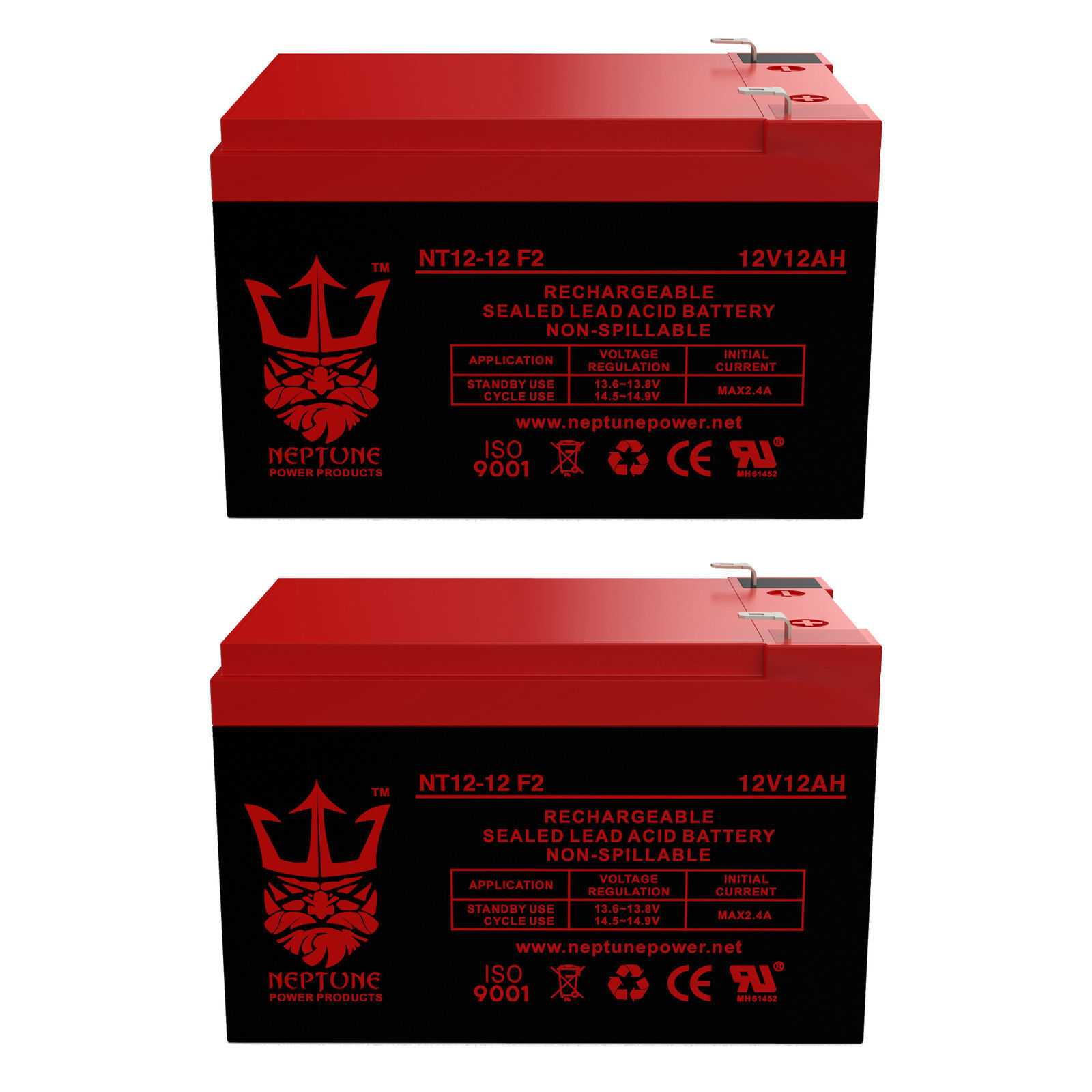 Primary image for Apc Back-Ups Es Be750-Cn  12V 12Ah Replacement Ups Battery By Neptune - 2 Pack