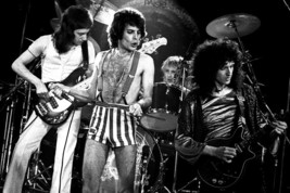 Queen Freddie Mercury bare chested in boxer shorts Brian May guitar Roger Taylor - £18.90 GBP