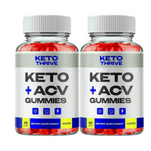 2 Pack Keto Thrive ACV Gummies Keto Thrive Keto ACV Gummies - 120 Gummies - £55.32 GBP