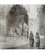Clinton &amp; Lillian In Zenana 1892 Victorian Missionary India Malaysia Pri... - $22.50