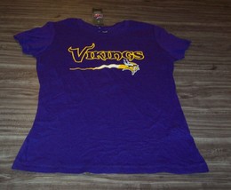 WOMEN&#39;S TEEN JUNIORS MINNESOTA VIKINGS NFL FOOTBALL T-shirt MEDIUM NEW w... - $19.80