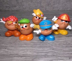 Vintage McDonald&#39;s Spud Kids Toys Potato Head Kids 1980s Lot of 5: Pirate, Cop.. - £13.41 GBP