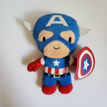 Universal Studios Marvel Avengers Captain America 10&quot; Cutie Plush 2012 - £3.94 GBP