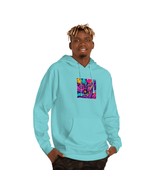 Cosmic Woman of the Night Unisex Hoodie Sweatshirt - Psychedelic Design - $45.70+