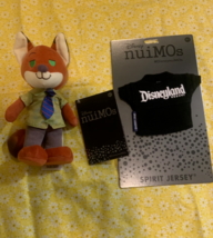 Disney Parks NuiMOs Nick Wilde Zootopia Dressable Plush New With Tags - £23.19 GBP